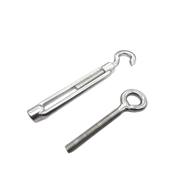 M6 European Type Heavy Duty 304 316 Ss Turnbuckle Opened Body Tensioner for Heavy Industry Applications
