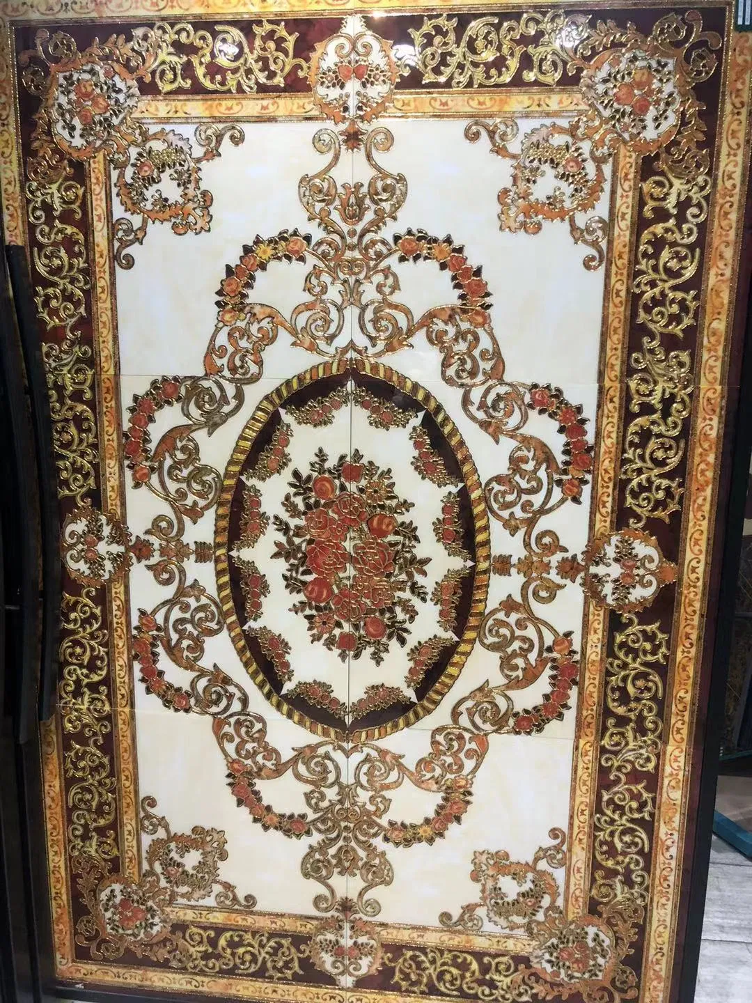 1200*1800mm Foshan Vitrified Decoration Polished Glazed Carpet Ceramic Floor Tile