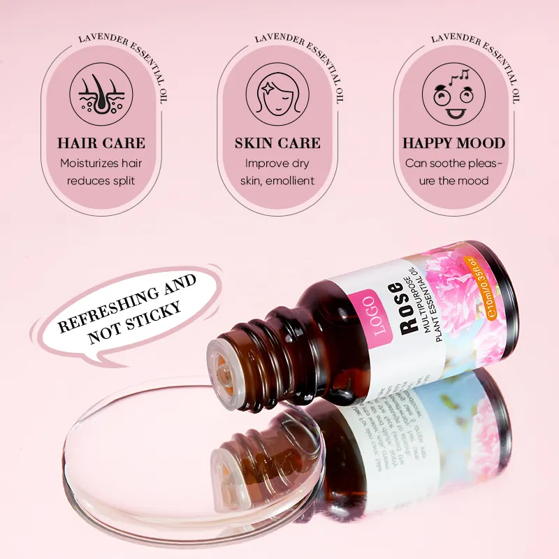 Ditong Rose Moisturizing Nourishing Soothing Face Body Skin Care Massage Oil