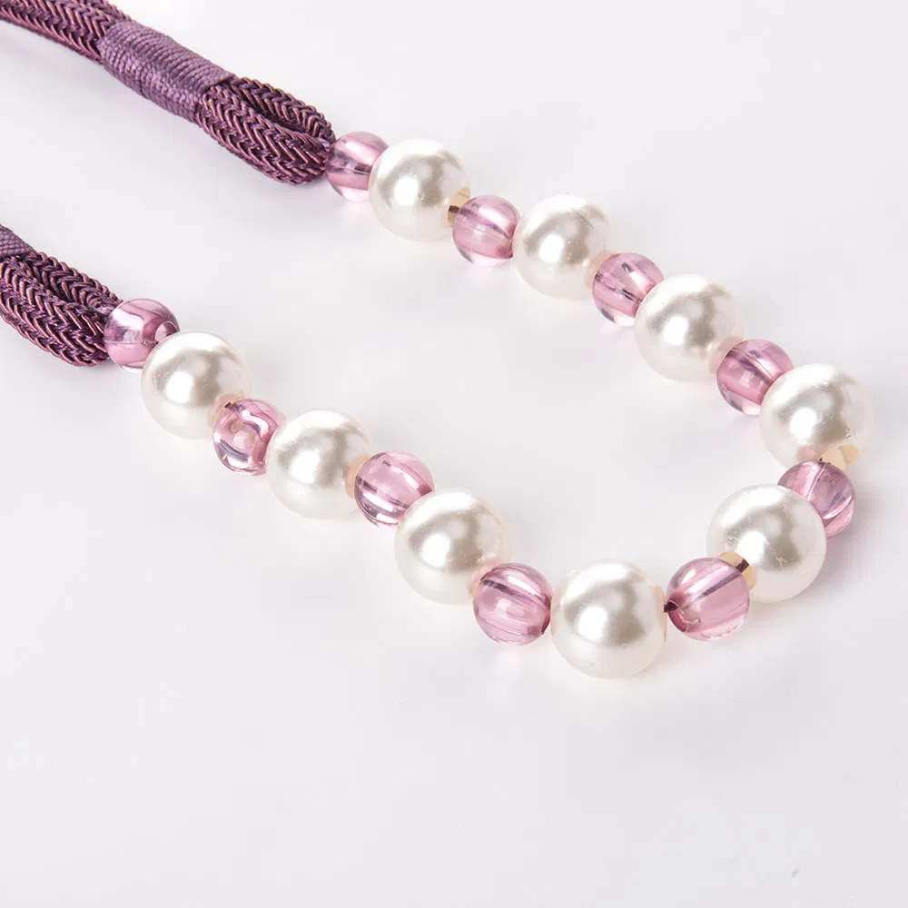 Pearl and Beads Type Hanging Hook Tie Back Modern Curtain Holder