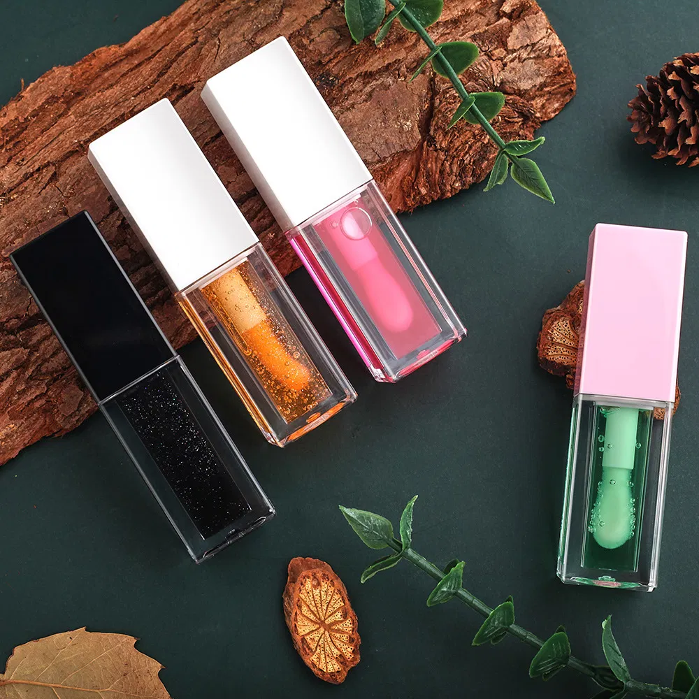 Pink Lip Oil Gloss Makeup Vendor Custom Logo Vegan Moisturize Intense Lip Care Private Label Nourishing Lip Glow Oil