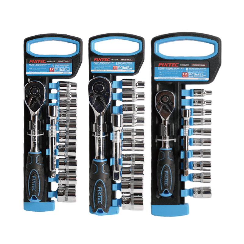 Fixtec Professional 216PCS Chrome Vanadium Steel Mechanical Tool Set Industrial Grade Cr-V Socket Set