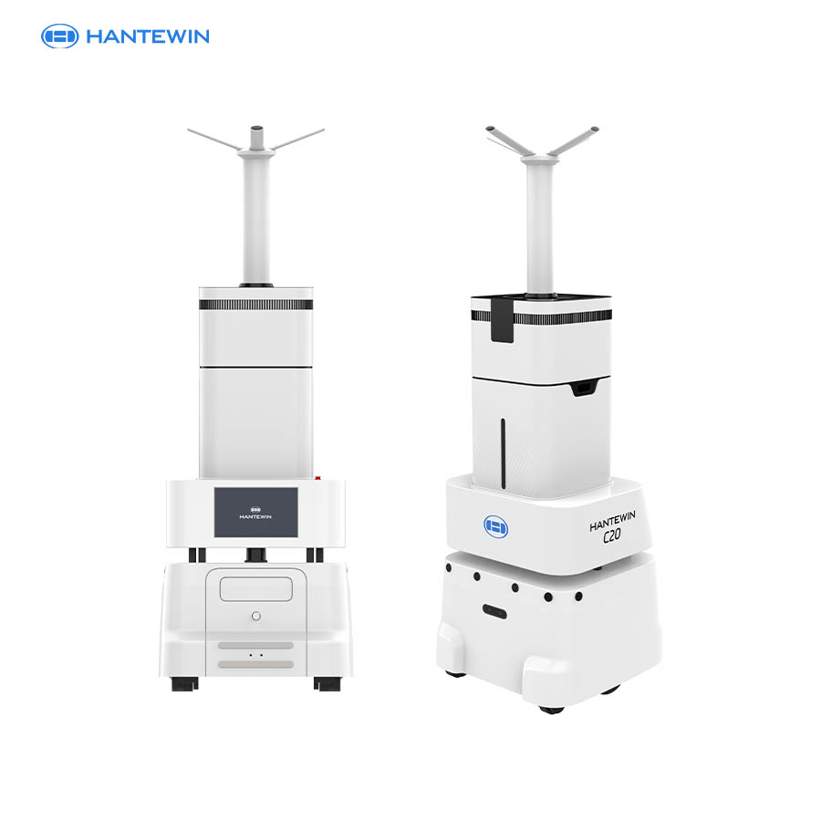 Autonomous Navigation by Elevator Air Disinfect Sterilizer Disinfectig Robot Sanitation and Disinfection Robot