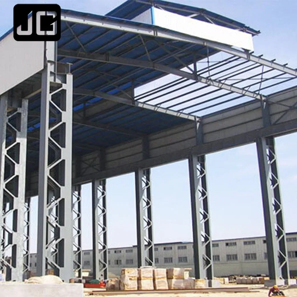 Fabrication Structure Galvanized Painted Welded Steel Beam Column Warehouse