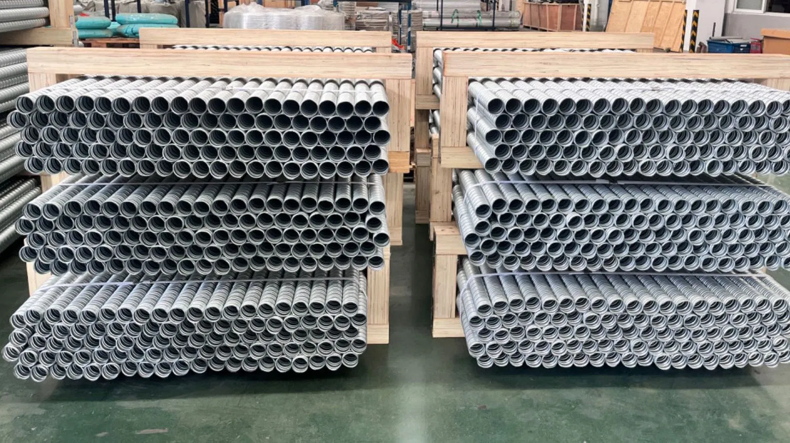 Galvanized Corrugated Metal Post Tension Duct for Prestressed Concrete for 65mm