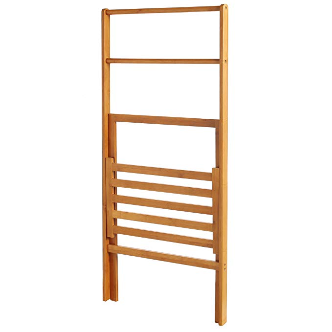 3 Tier Bamboo Bathroom Towel Rack