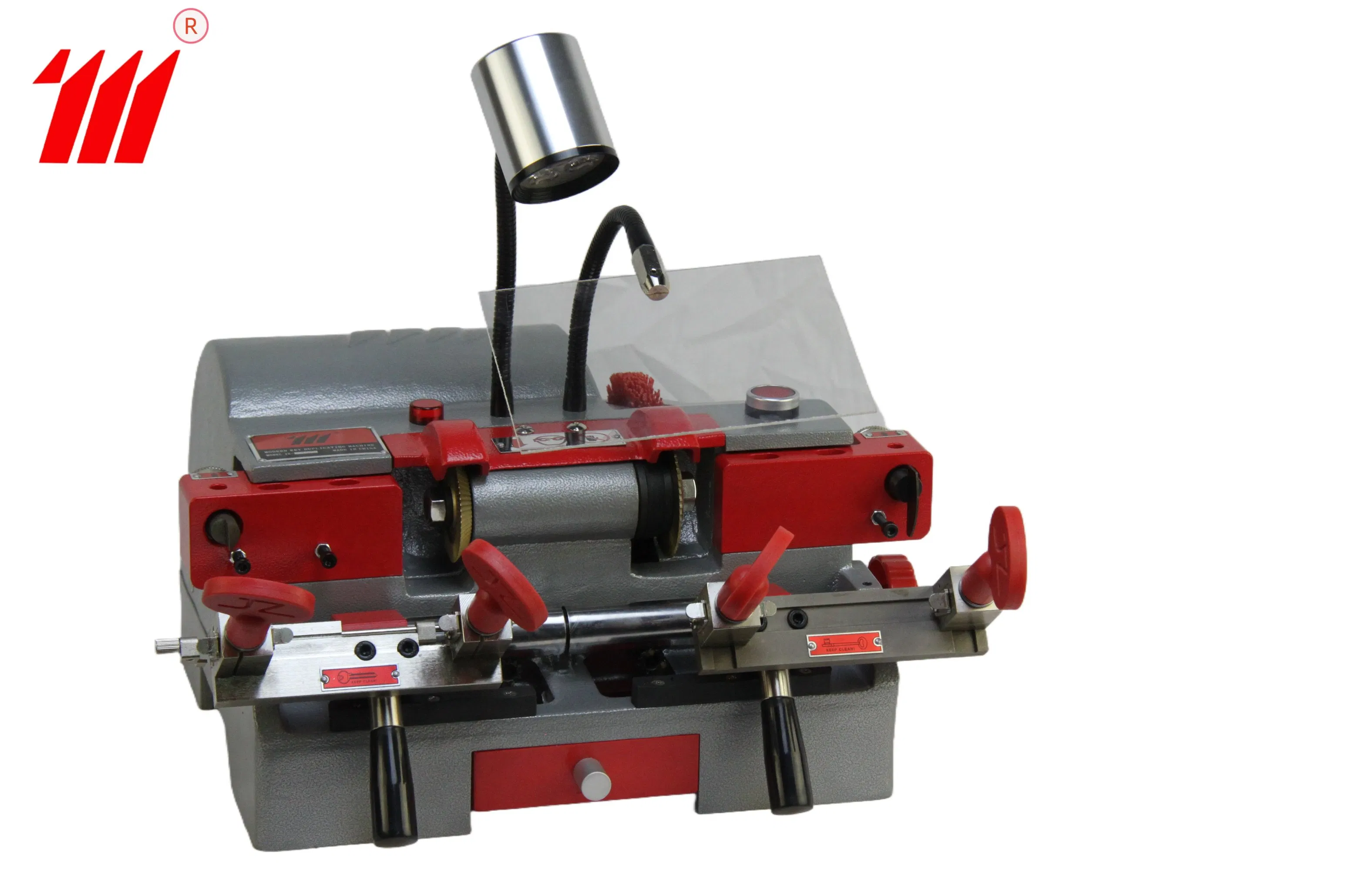Jingzhun Three Zero Zero-Dgs Horizontal Key Cutting Machine 110V/220V Key Duplicator for Locksmith (RED)