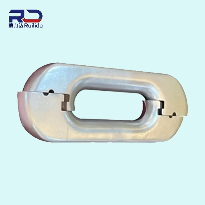 48*152mm Mining Chain Flat Connector, Vertical Connecting Ring, End Connection