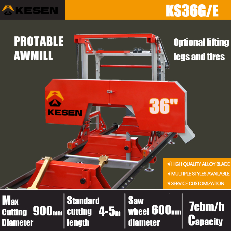 Пилорама ленточная бензиновая портативная