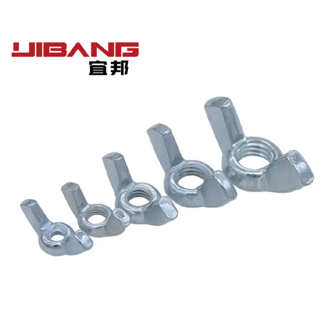 DIN315 304 Stainless Steel Hand Tighten Nut Butterfly Nut Ingot Wing Nut