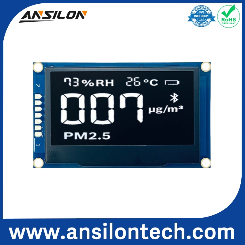 Factory 2.42 Inch 128X64 SSD1309 White Blue Yellow Green OLED Display Module Iic Spi Interface