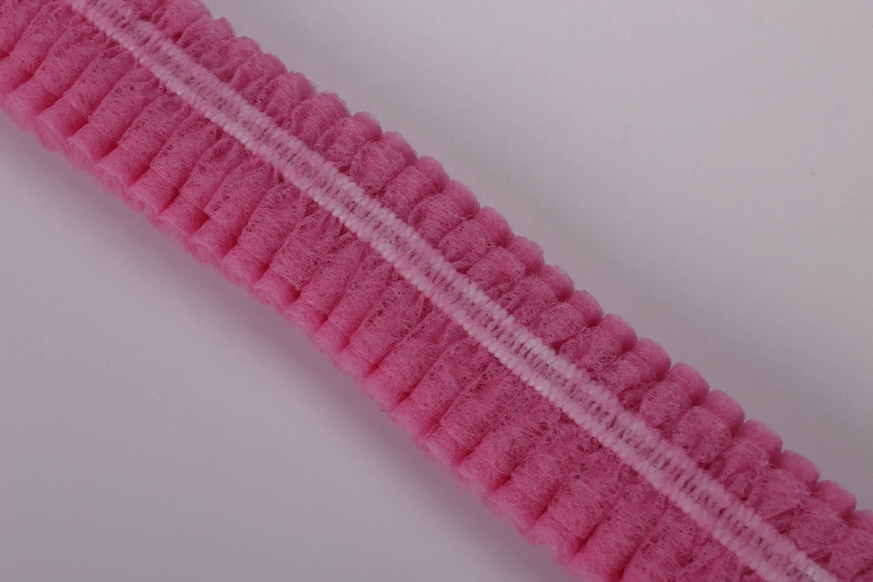 Non Woven Double Elastic Head Hair Cover Nonwoven Disposable Hair Net Cap Clip Caps Medical Bouffant Cap Disposable Hat