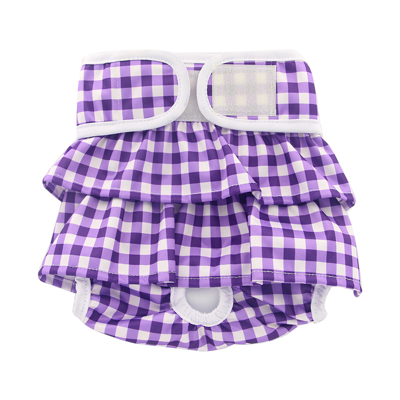 New Skirted Female Dog Menstrual Pants, Washable Pet Anti-Harassment Estrus and Menstrual Pants