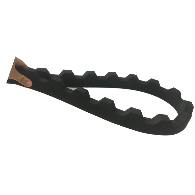 Corrugated Foam Infill Strips Eave Roofing Foam Custom Roof Closure Infill Adhesive Foam Strip
