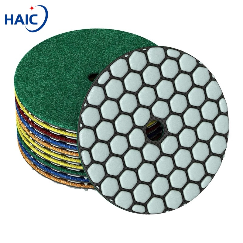 Dry/Wet Use for Marble, Granite, Quartz & Tile Premium Diamond Polishing Pads