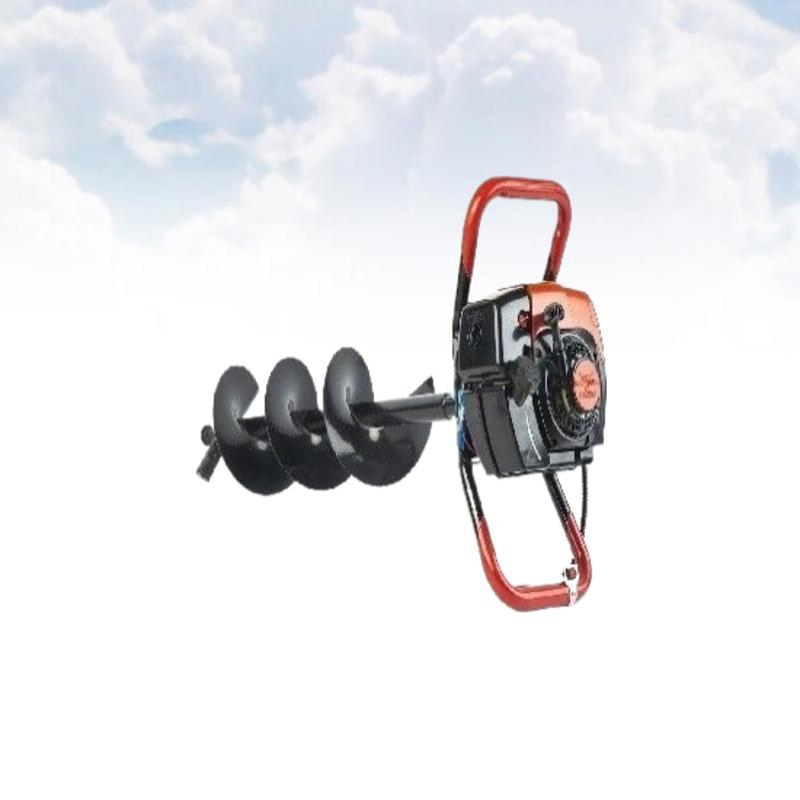52cc Gasoline Drilling Tools Earth Auger Machine Auger Soil Drilling