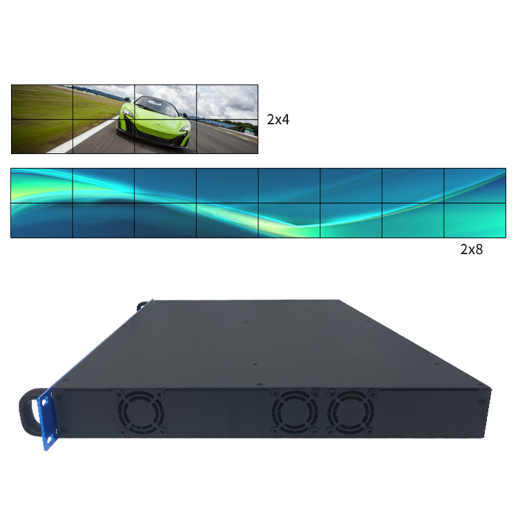Bitvisus Maximum Display Resolution Under 4K60 Equivalent Bandwidth 3X3 HDMI Video Wall Controller