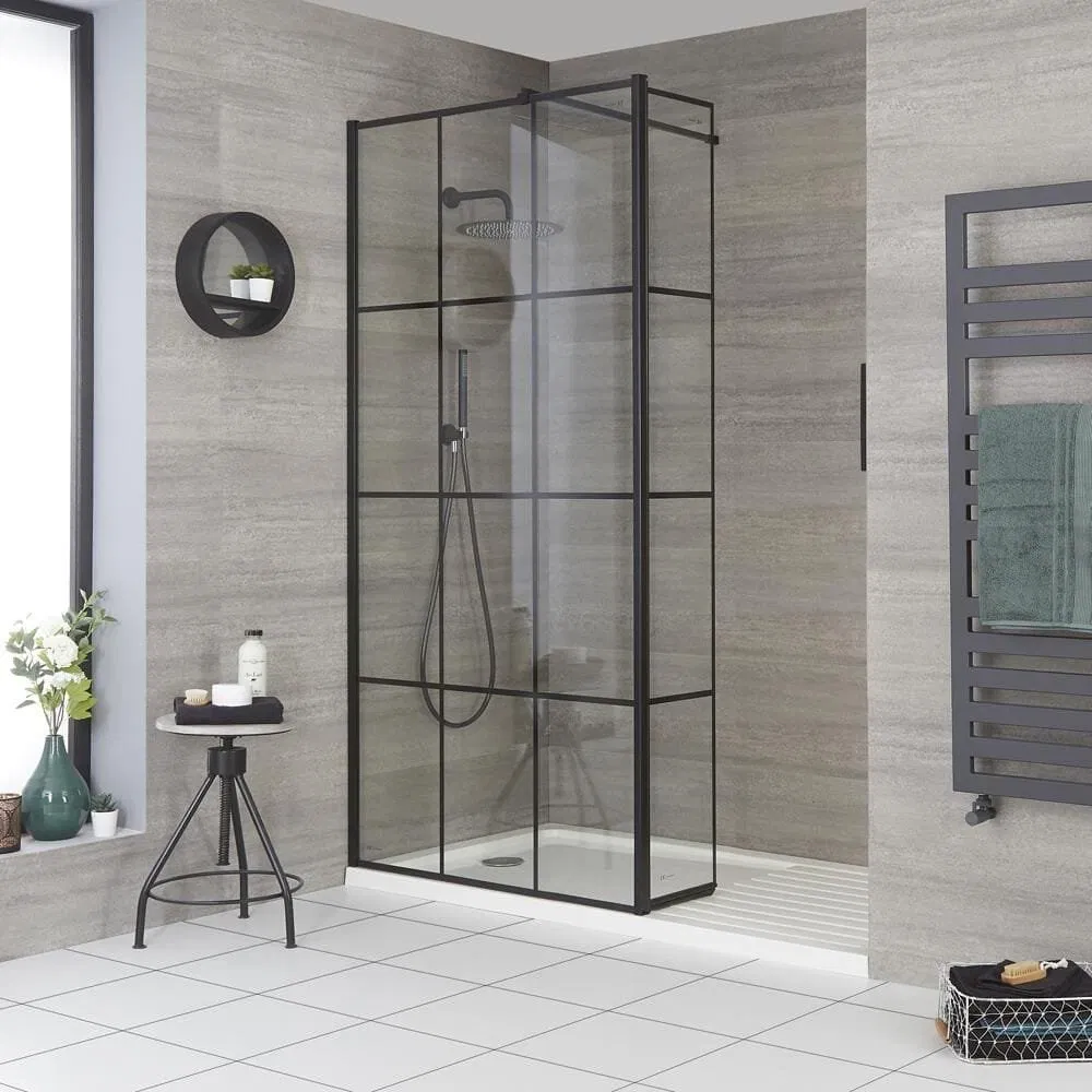 Durable Sliding Glass Shower Enclosure for Residential Bathrooms