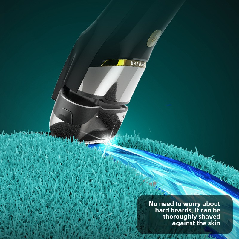 Travel Portable Smart Digital Display Electric Shaver Men's Reciprocating Shaving Razor