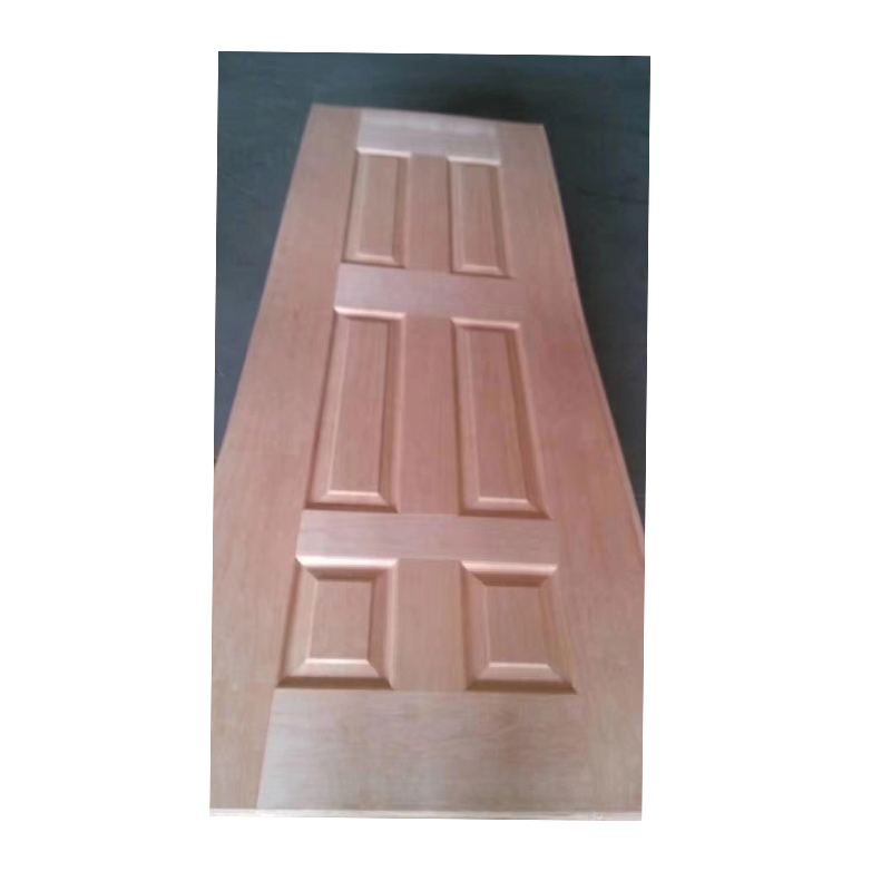 High Quality Customized 3mm Wood Veneered Moulded HDF Door Skin