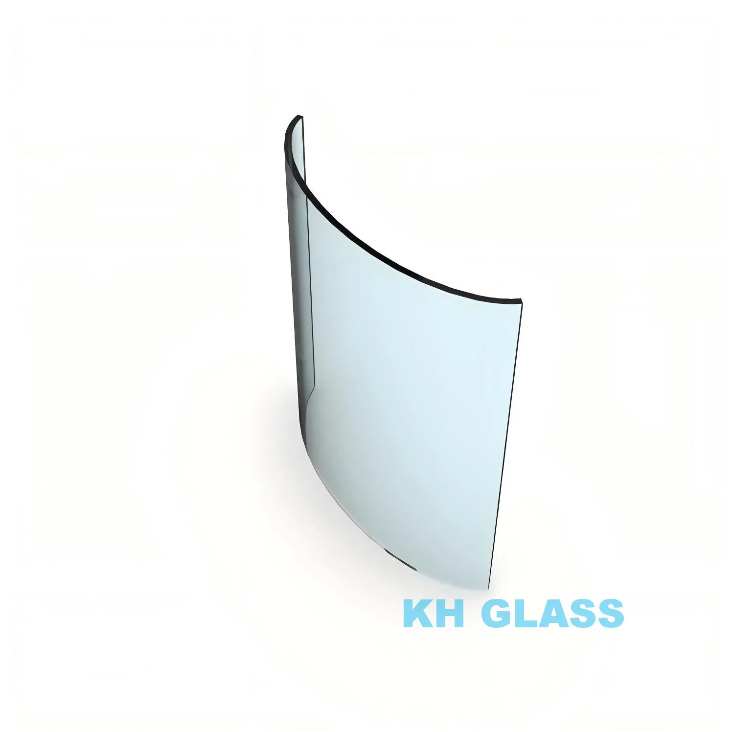 Extra Clear Curved Safety Glass 19mm 22mm 25mm Thick Architectural Tempered Glass