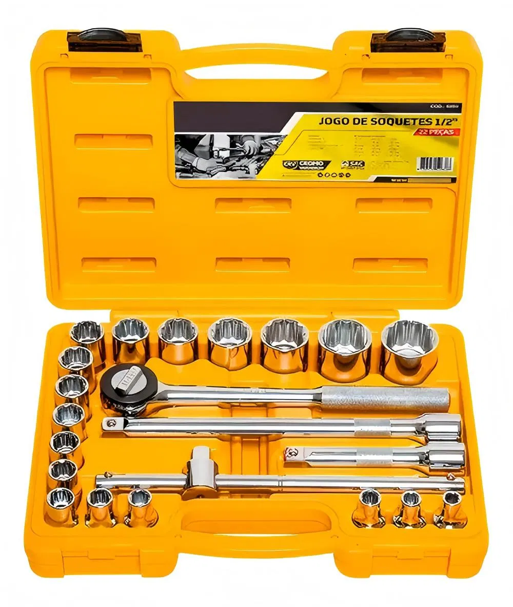 Auto Repair Tools Sets in Plastic Case Socket Wrench Spanner Mechanical Box