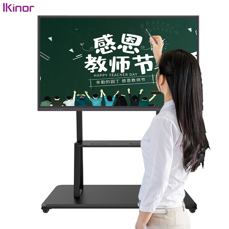 Ikinor Wholesale 65-Inch 4K LCD Touch Screen Display All in One Interactive Smart Board Whiteboard
