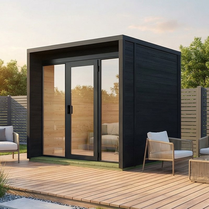 Уличная инфракрасная сауна BODA из кедра