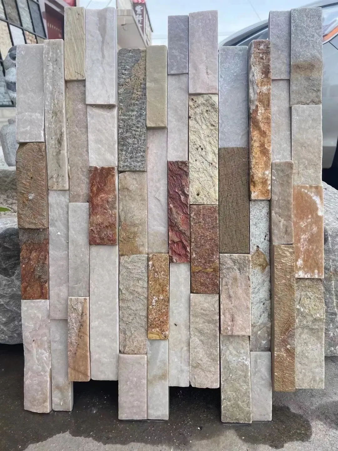 Multicolor Rusty Slate Culture Stone Tiles for Roofing Walling Flooring Pool Table Slate