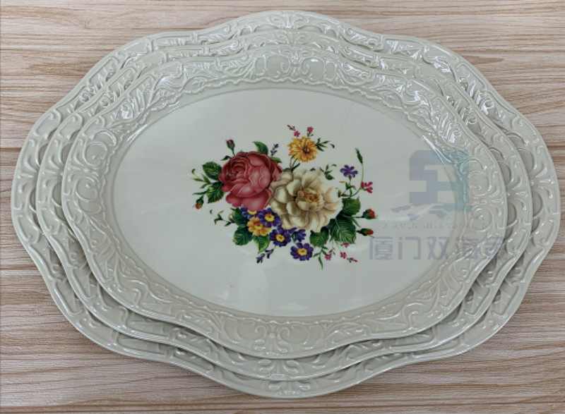 Custom Printed Melamine Serving Trays Sets Wholesale
