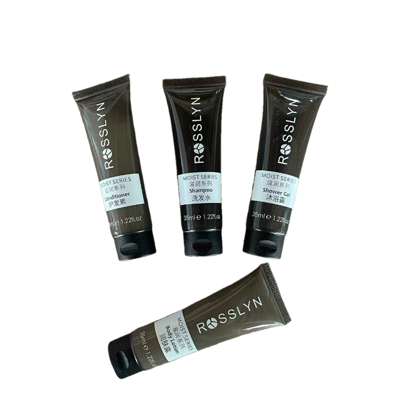 Wholesale Moisture Series Hotel Bath Set Shampoo Conditioner Body Lotion Shower Gel Custom Logo Available