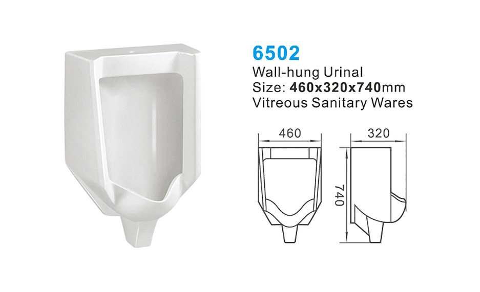 Sanitary Vinyl Flush Valve Vitreous Urinal Price for Bathroom