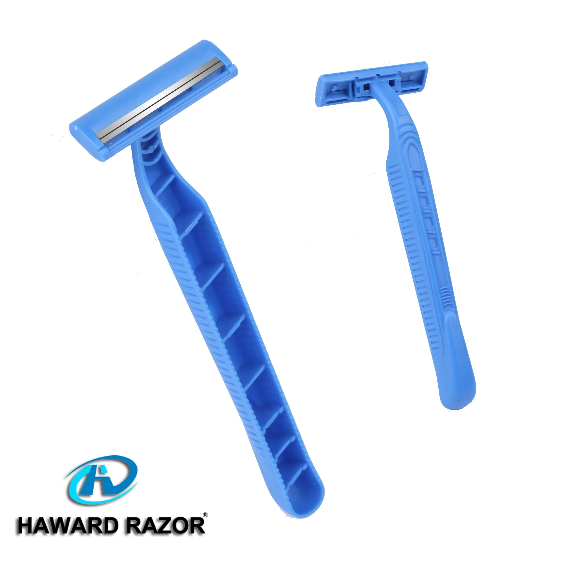 D211 Stainless Steel Blade with Long Plastic Handle Hotel Disposable Razor