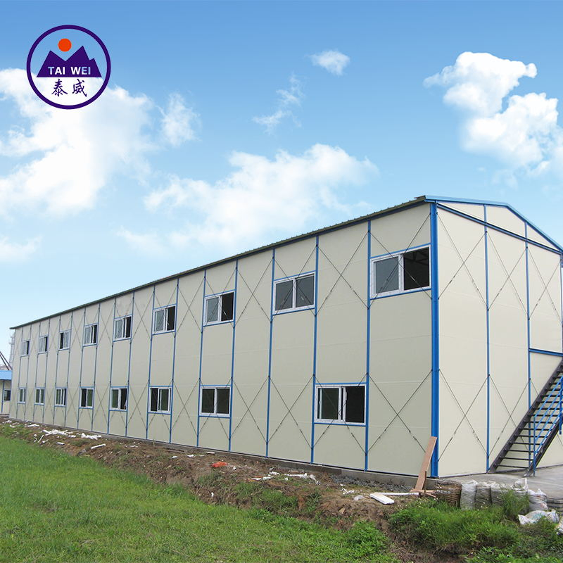 Steel Structure Laborer Camp Dormitory Prefab House (TW828J)