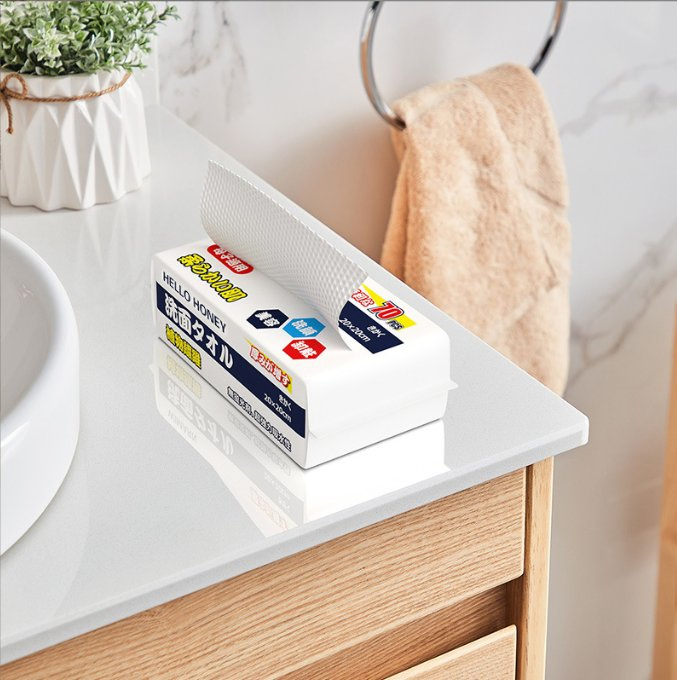 20*20cm 75GSM Thick Disposable Face Towel