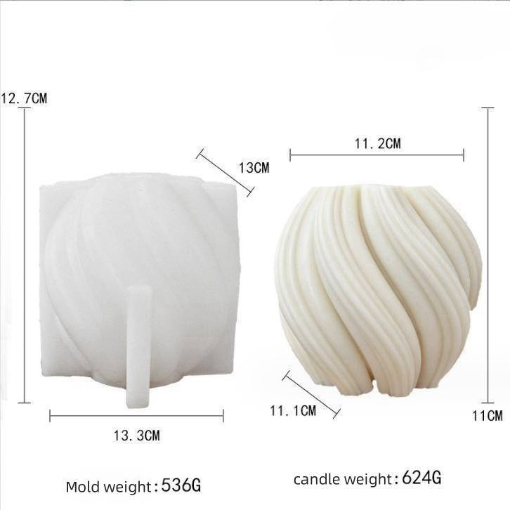 3D DIY Silicone Molds Flower Plant Candle Molds for Candle Making