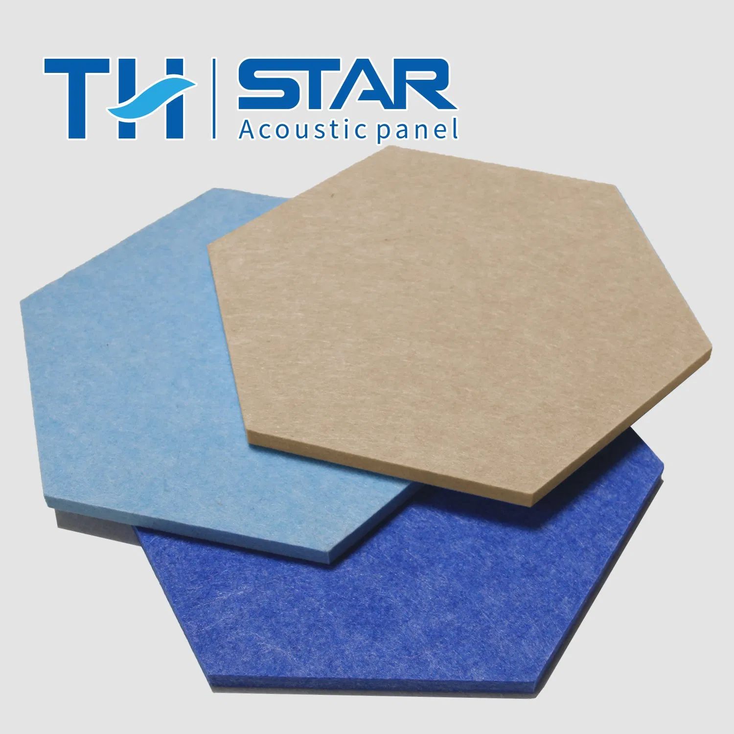 Customizable 3D Hexagon Wall Panel Polyester Fiber Hexagon Pet Panel Ceiling Hexagon Acoustic Panel
