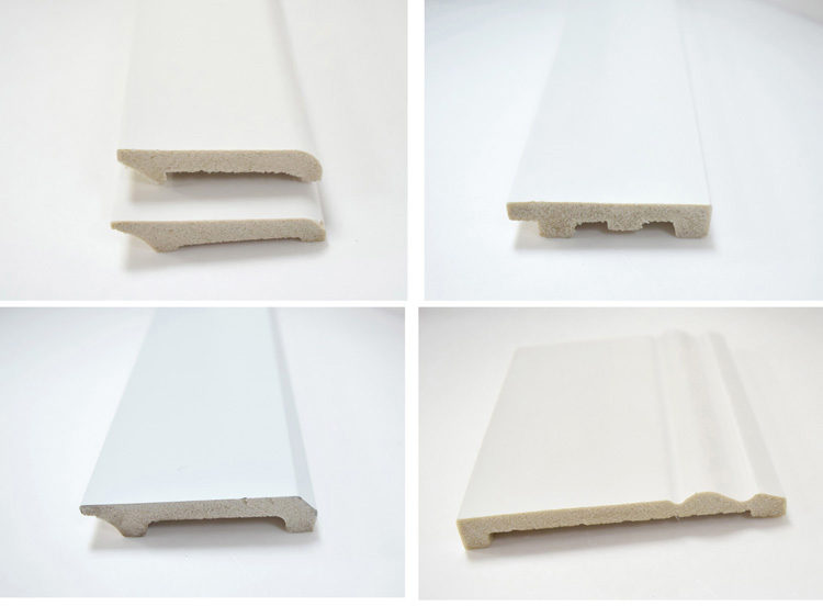 Buy Cheap Highly Durable Finished White Wall Flooring Vinyl Skirting Board