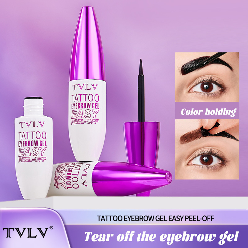 Long-Lasting Waterproof Eyebrow Pencil - Natural Gel Formula