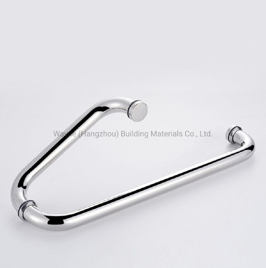 Hot Sale Bathroom Hardware Stainless Steel Tubular Shower Room Handle Glass Door Handle VSH2101
