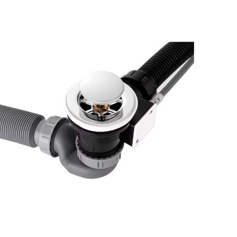 Медный слив для ванны с переливом, универсальный