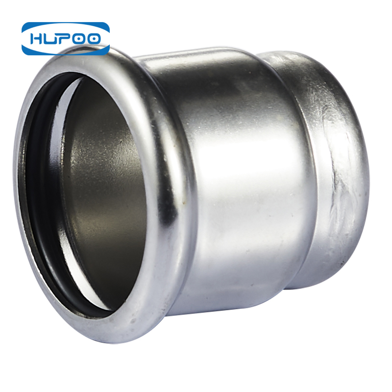 304 or 316L Stainless Steel Press Fitting Slip Coupling for Repair M Profile