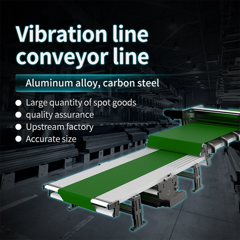 Customized Vibrating Incline Conveyor Systems with Pressure Rollers & Automation Parts