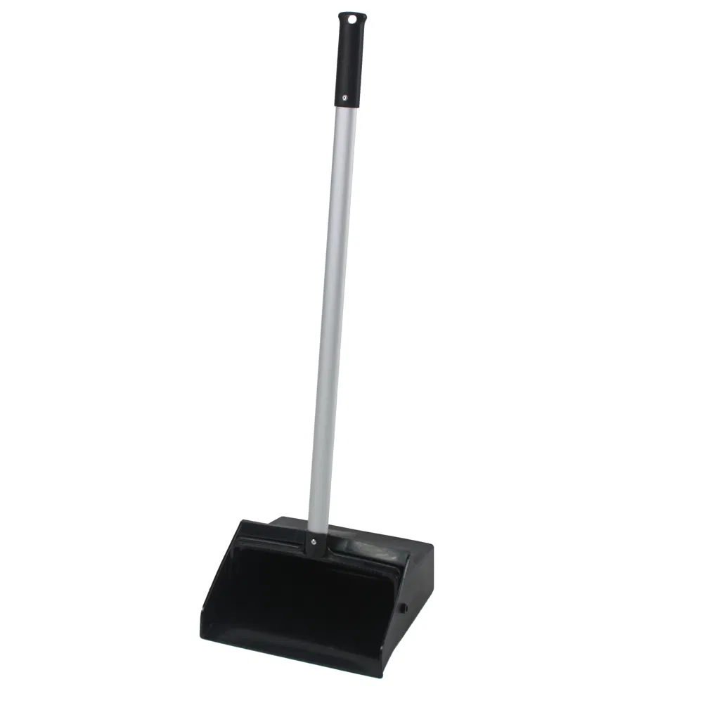 Upright Long Handle Lobby Dustpan Set Plastic Pan & Broom