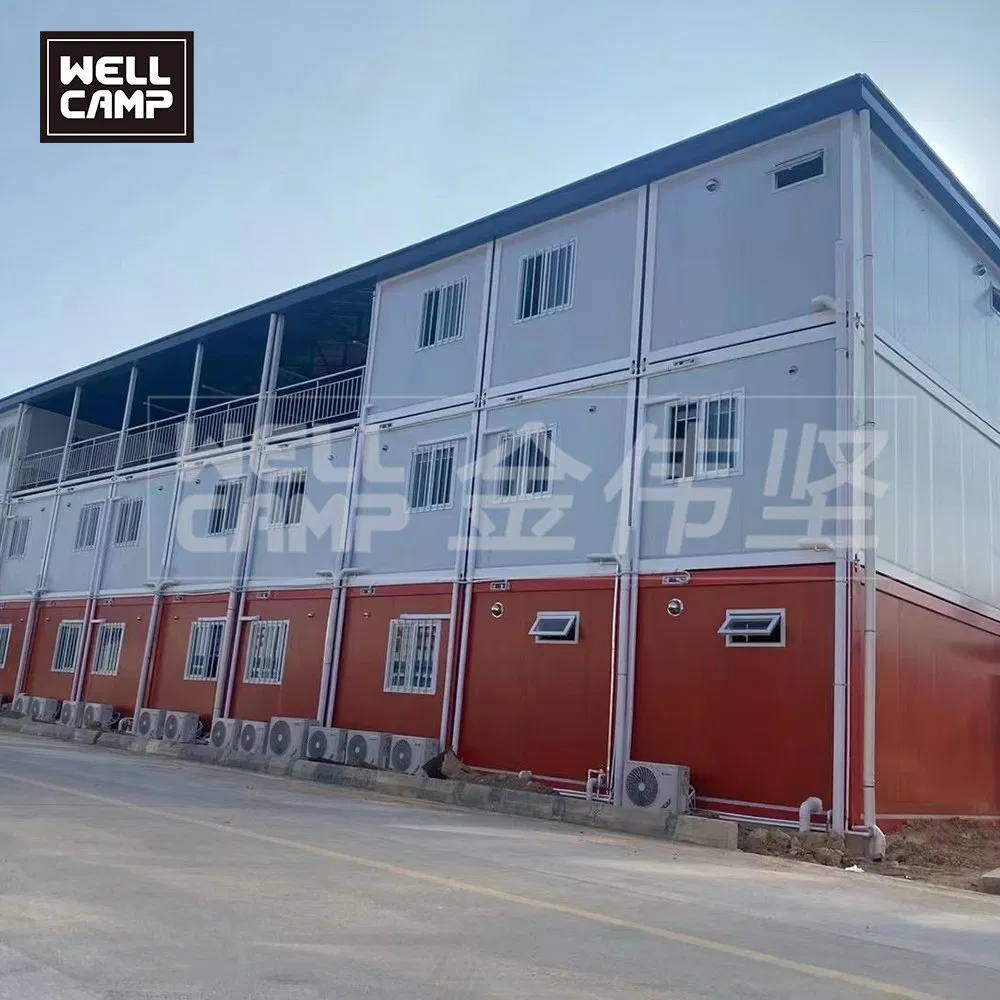 High Quality Flat Pack Container House with Dormitory and Villa