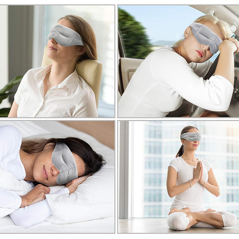 Sleep Proof Knit Weighted Sleep Masks Super Soft Breathable Wholesale