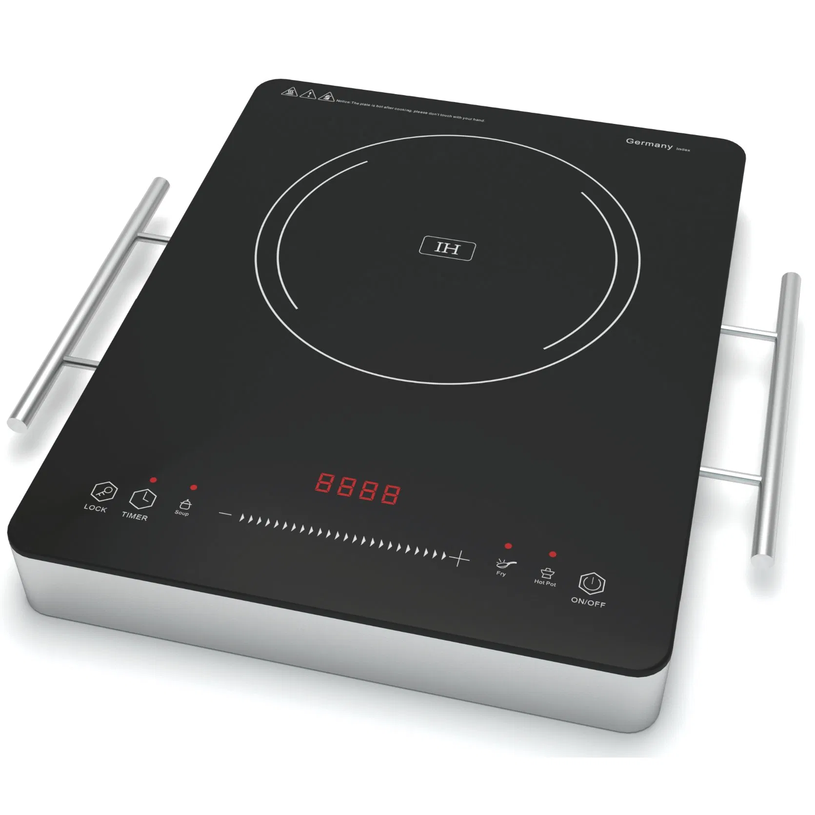 Metal Housing 1 Head Easy Operation Embedded Inlaid Induction Cooker