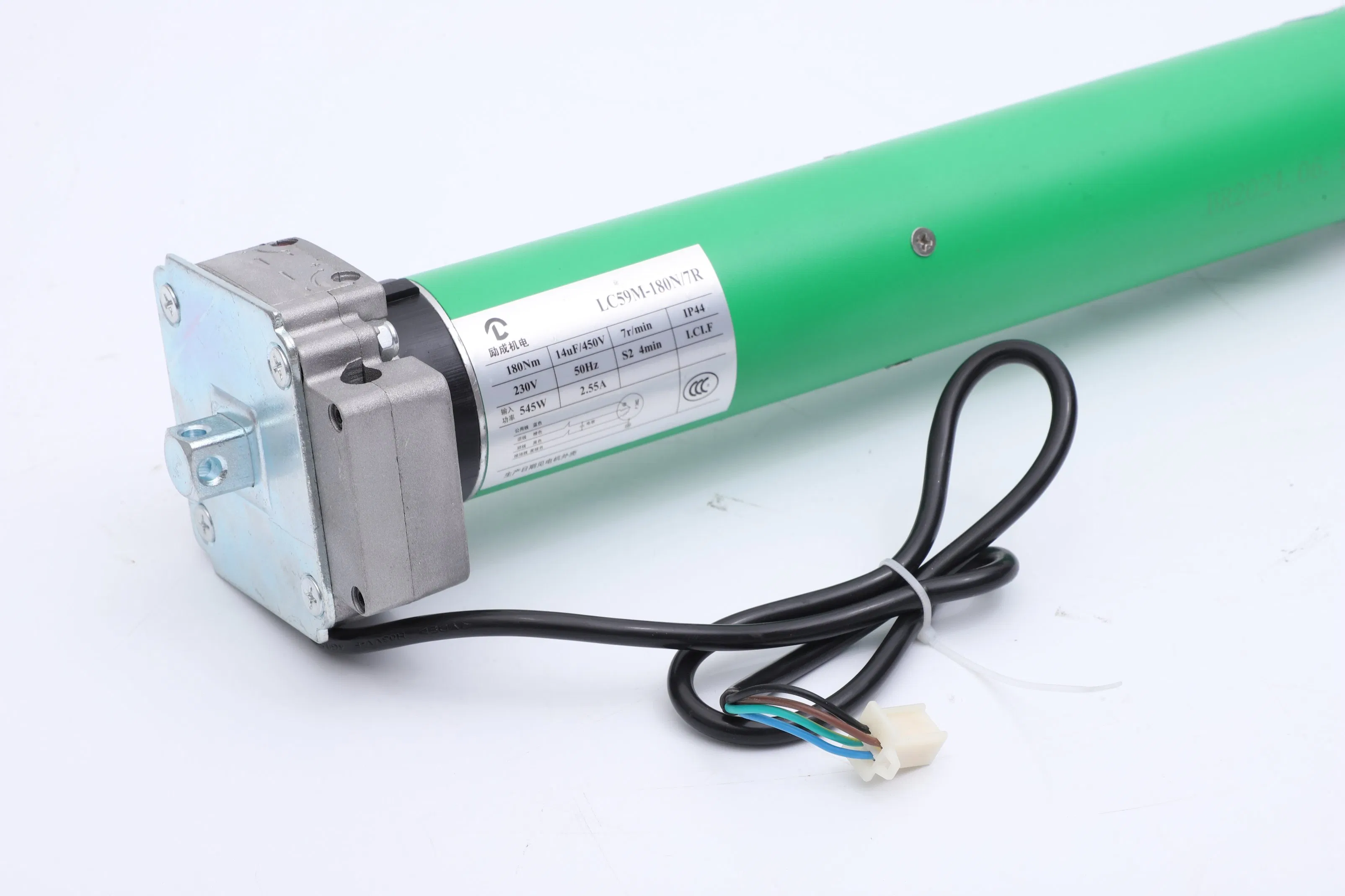 Heavy-Duty 59mm Tube Motor with Backup Hand Crank for Large Coverings
