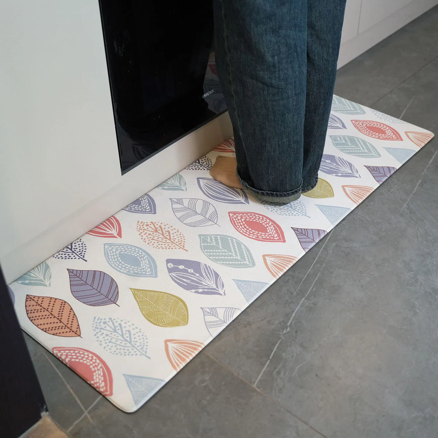 Premium Anti Fatigue Mats, Kitchen Mats for Standing Desk Waterproof Non-Slip Kitchen Rugs
