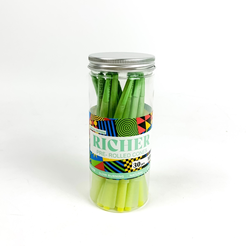 1 1/4 Size Specially Made 100% Natural Organic Hermit Crab 109mm Slow Burning Non Immersed Tobacco Pre Filled Cone Rolling Cone